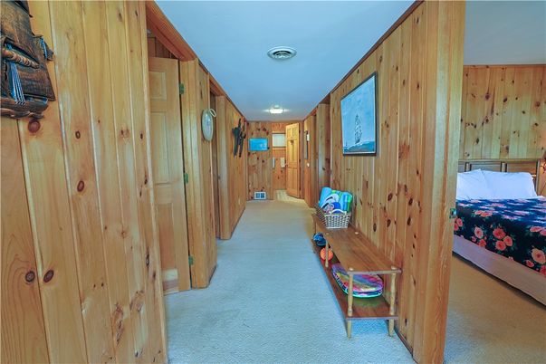 Bedroom, Interior, Wooden Walls