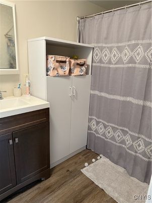 Bathroom, Interior, Wood Texture Flooring