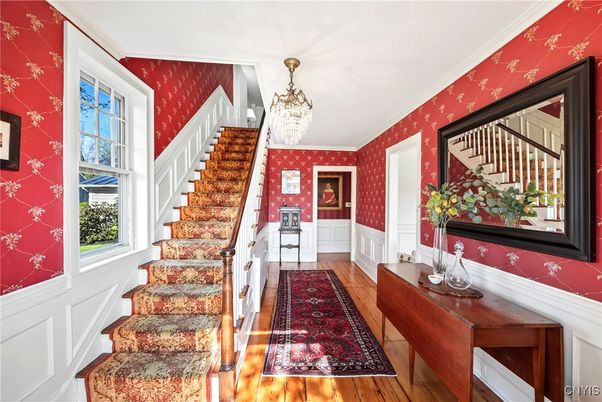 Chandelier, Interior, Wood Texture Flooring