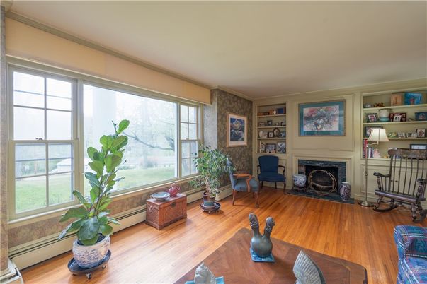 Fireplace, Interior, Wood Texture Flooring