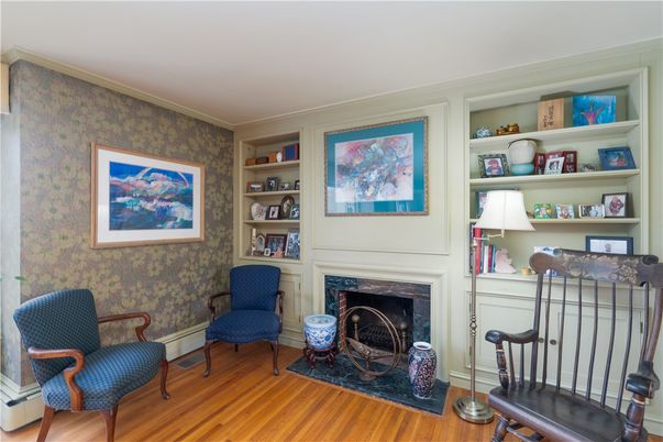 Fireplace, Interior, Wood Texture Flooring