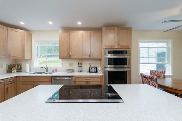 Interior, Kitchen, Recessed Lighting, Stainless Steel Appliances