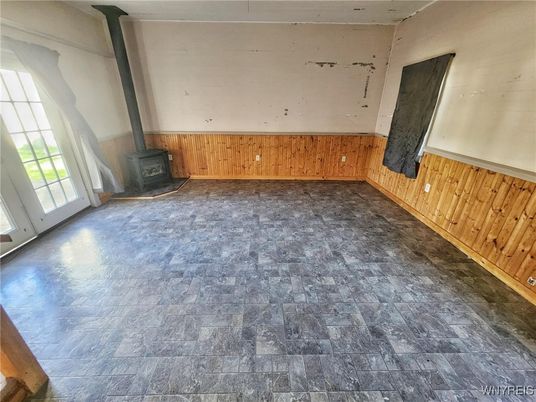 Empty room, Fireplace, Interior