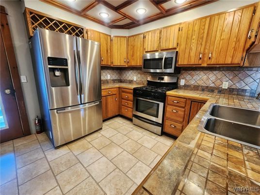 Interior, Kitchen, Recessed Lighting, Stainless Steel Appliances