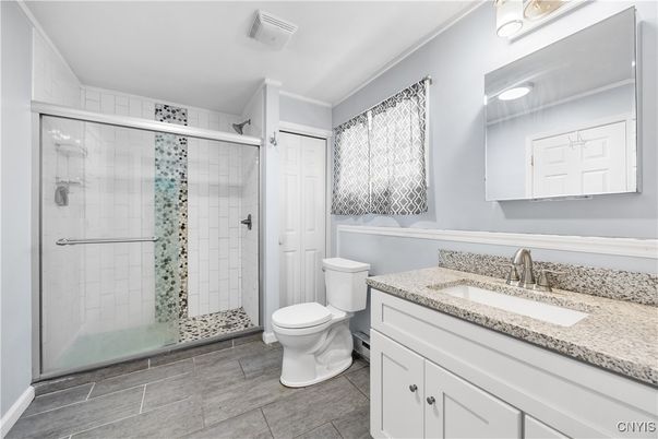 Bathroom, Glass Shower, Interior