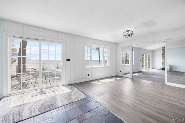 Bedroom, Empty room, Interior, Wood Texture Flooring