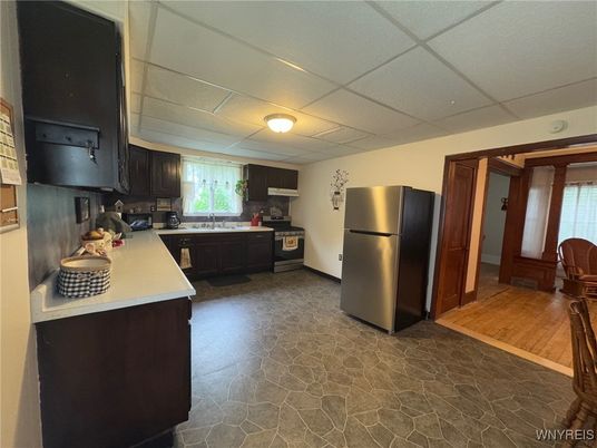 Interior, Kitchen, Wood Texture Flooring