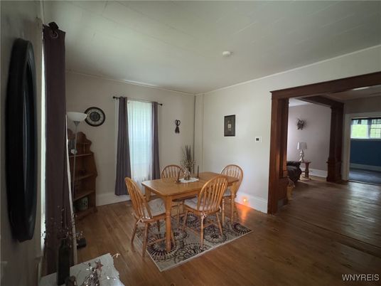 Dining room, Interior, Wood Texture Flooring