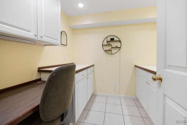 Home Office, Interior, Recessed Lighting