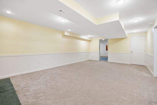 Empty room, Interior, Recessed Lighting
