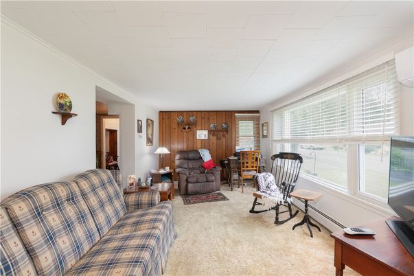 Interior, Living room, Wooden Walls