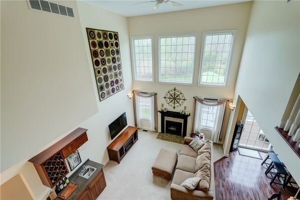 Fireplace, Interior, Living room, Wood Texture Flooring