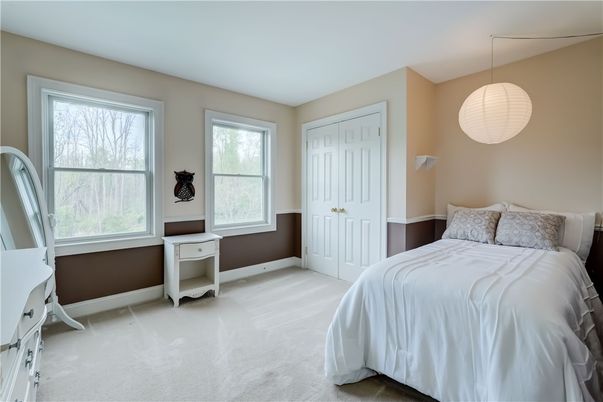 Bedroom, Interior, Pendant Lights