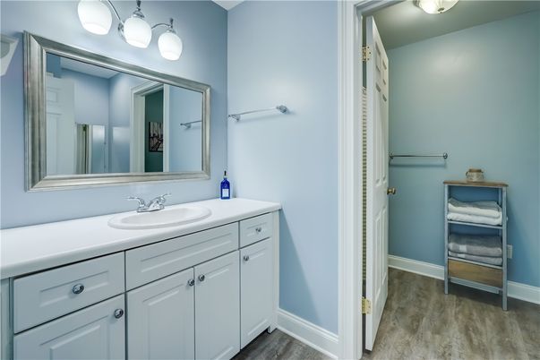 Bathroom, Interior, Wood Texture Flooring