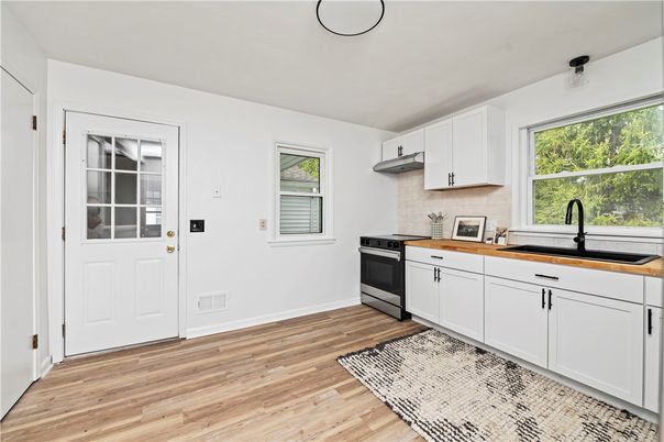 Interior, Kitchen, Wood Texture Flooring