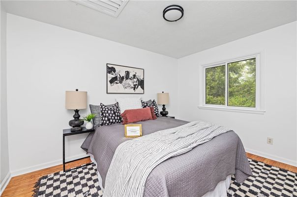 Bedroom, Interior, Wood Texture Flooring