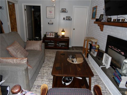 Fireplace, Interior, Living room, Stone Walls