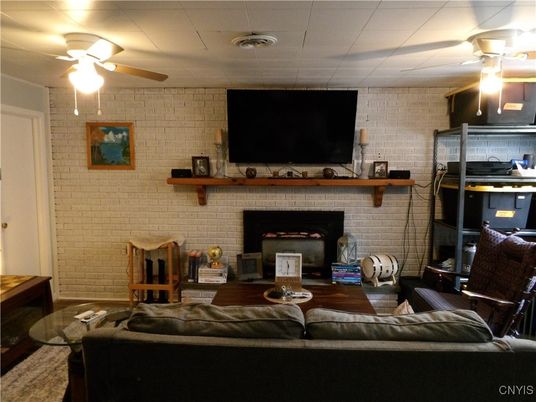 Fireplace, Interior, Living room, Stone Walls