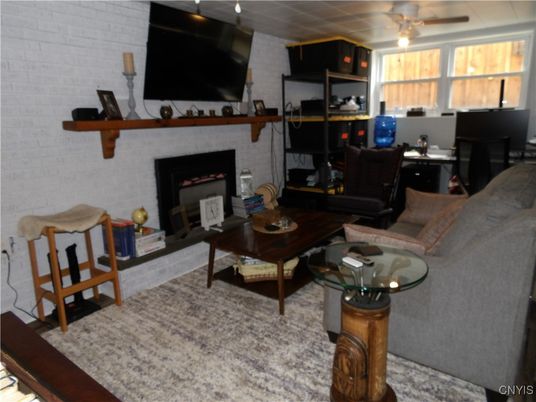 Fireplace, Interior, Living room, Stone Walls