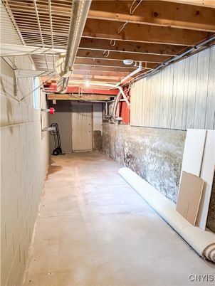 Interior, Stone Walls, Wooden Beams