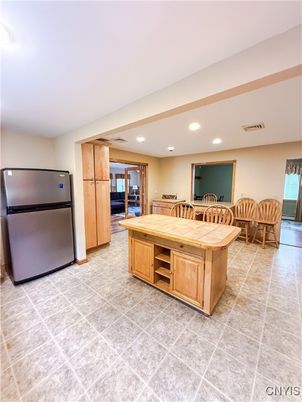 Dining room, Interior, Kitchen, Recessed Lighting