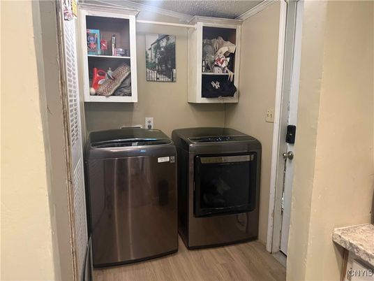 Interior, Washer, Wood Texture Flooring