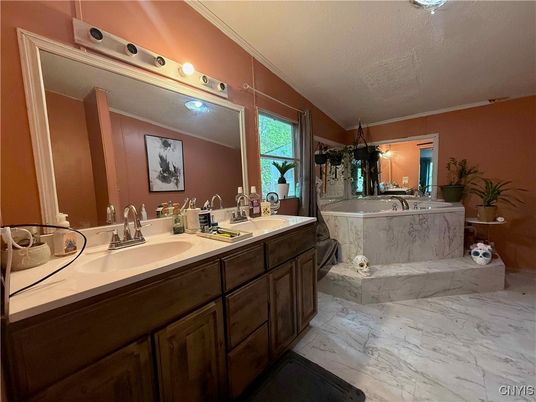 Bathroom, Dual Sink Vanities, Interior, Marble