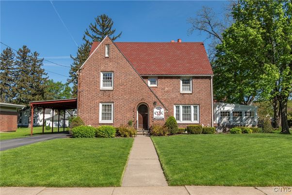 Exterior, Facade, Brick Facade, Tudor Revival