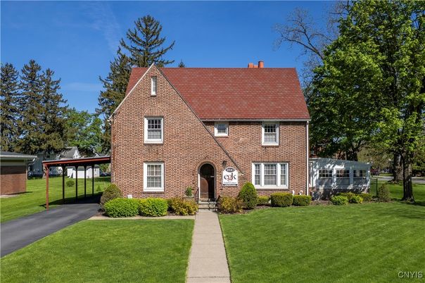 Exterior, Facade, Brick Facade, Tudor Revival