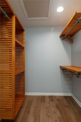 Interior, Recessed Lighting, Walk-in Closets, Wood Texture Flooring