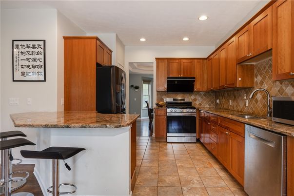 Interior, Kitchen, Recessed Lighting, Stainless Steel Appliances