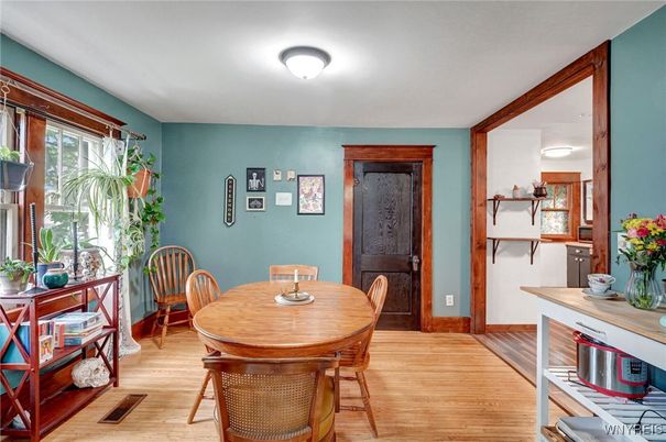 Dining room, Interior, Wood Texture Flooring