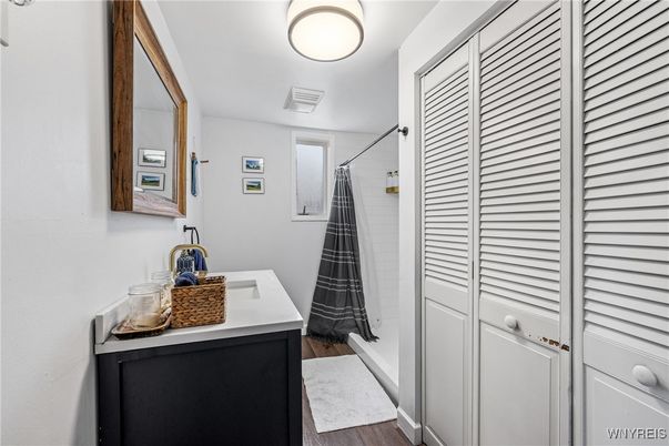 Bathroom, Interior, Wood Texture Flooring