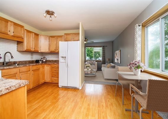 Interior, Kitchen, Living room, Wood Texture Flooring