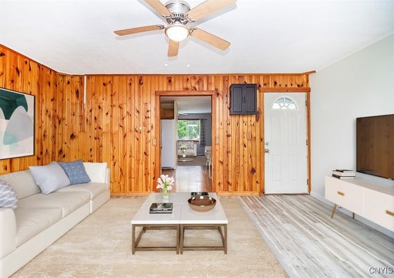 Interior, Living room, Wood Texture Flooring, Wooden Walls