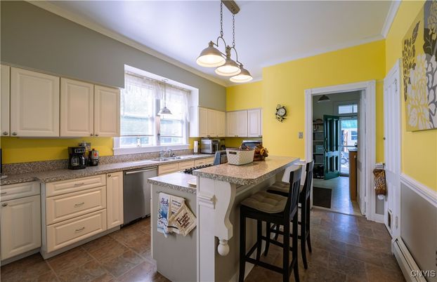 Interior, Kitchen, Pendant Lights, Stainless Steel Appliances