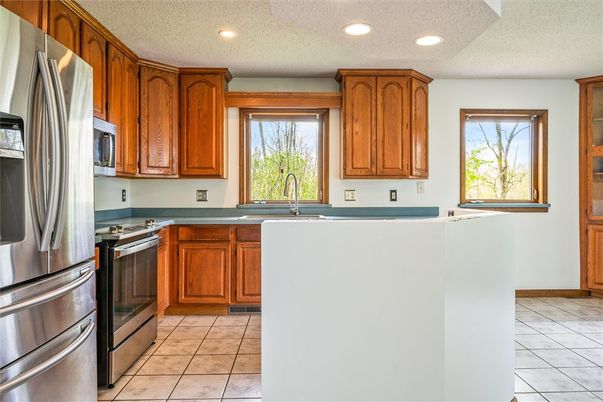 Interior, Kitchen, Recessed Lighting, Stainless Steel Appliances