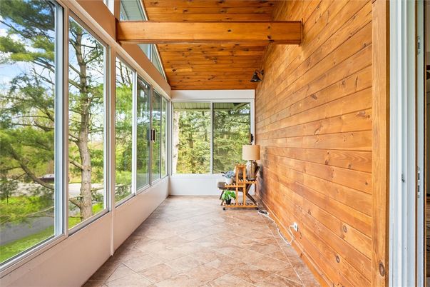 Interior, Sun Room, Wooden Beams, Wooden Ceilings, Wooden Walls