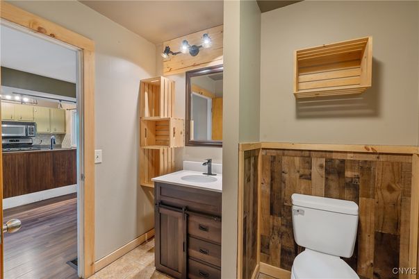 Bathroom, Interior, Wood Texture Flooring