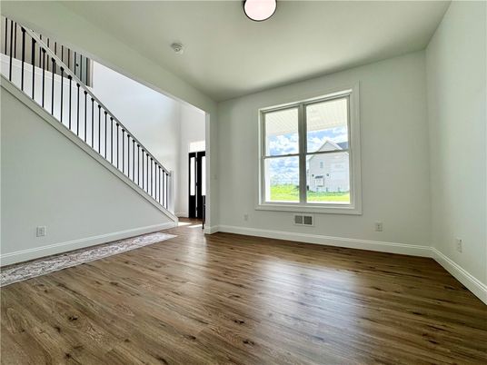Empty room, Interior, Wood Texture Flooring