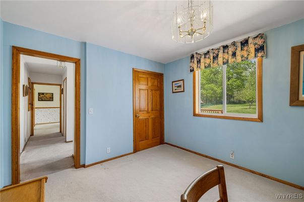 Chandelier, Empty room, Interior