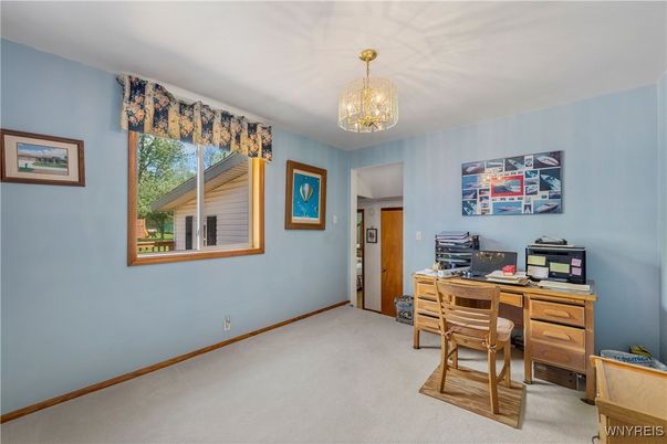 Chandelier, Home Office, Interior