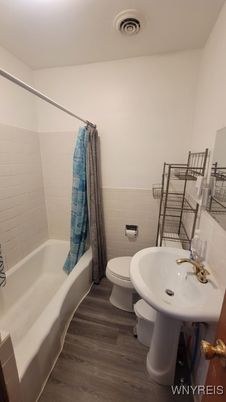 Bathroom, Interior, Wood Texture Flooring