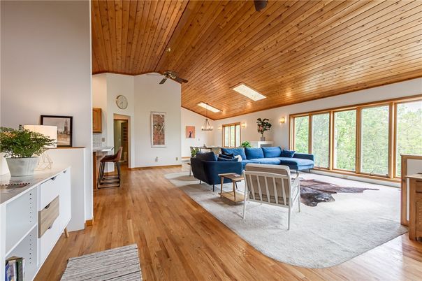 Interior, Living room, Wooden Ceilings, Wood Texture Flooring
