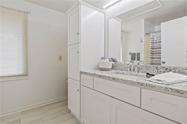 Bathroom, Interior, Wood Texture Flooring