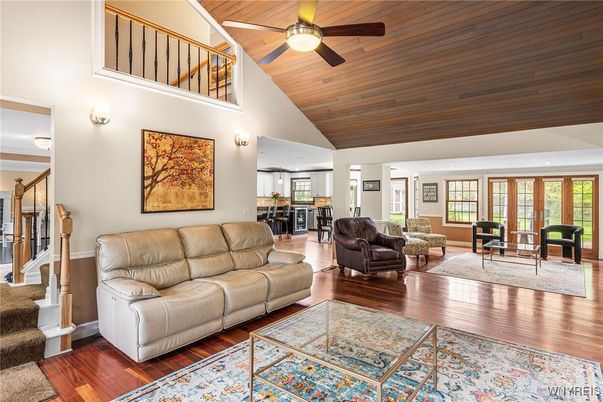 Interior, Living room, Wooden Ceilings, Wood Texture Flooring