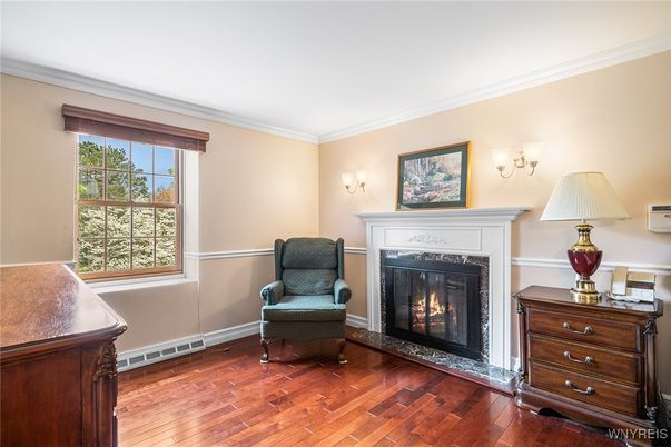 Fireplace, Interior, Wood Texture Flooring
