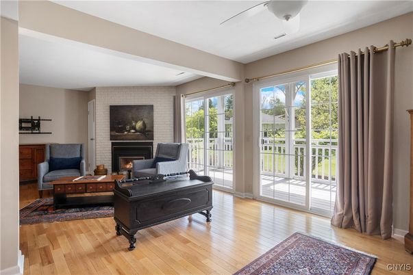 Fireplace, Interior, Living room, Stone Walls, Wood Texture Flooring