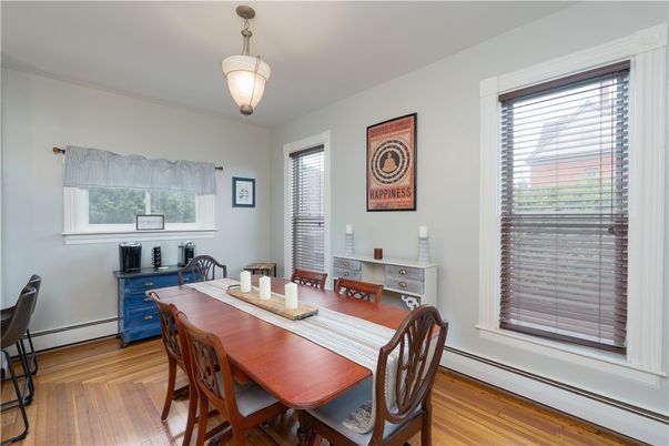 Dining room, Interior, Wood Texture Flooring