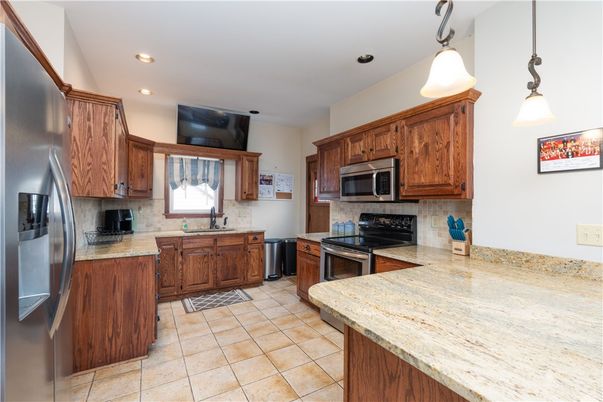 Interior, Kitchen, Pendant Lights, Recessed Lighting